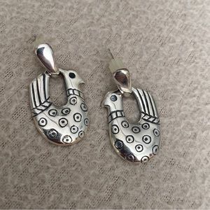 James Avery Retired Bird Dove Earrings